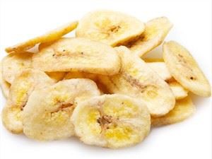 Tranches de bananes séchées